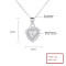 Heart-Shaped Zircon S925 Necklaces Pendant For Women Wholesale Jewery