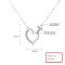 Heart Shape&Letter Zircon S925 Necklaces Pendant For Women Wholesale Jewery