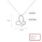 Hollow Out Butterfly  Aaa Zirconia S925 Sterling Silver Wholesale Pendant Necklaces For Jewelry