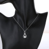 Collar de circonita cúbica AAA con gotas de agua y estrellas, joyería de moda de plata 925 al por mayor