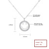 Fabricante de collares de circonita cúbica AAA con cadena de estrellas de Fashiona Venta directa