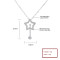 Fashiona Star Chain Aaa Cubic Zirconia Necklaces Manufacturer Direct Sales