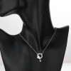 Collares colgantes al por mayor de plata de ley S925 con circonitas AAA y estrellas para joyería