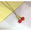 Joyería de moda bañada en oro de 18 quilates al por mayor | Diseño de cereza