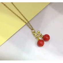 Joyería de moda bañada en oro de 18 quilates al por mayor | Diseño de cereza