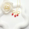 Fabricantes de conjuntos de joyas Cherry Design Joyería para mujer