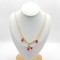 Fashion Necklace Factory Direct Sales 18K Gold-Plated Cherry Design Women's Jewelry