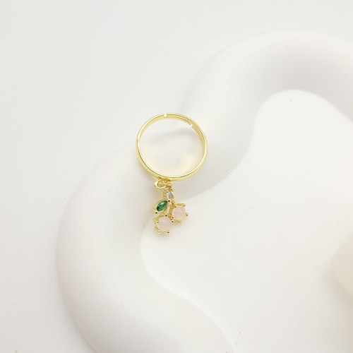 Pendientes de moda de China | Joyería de circonita blanca con baño de oro de 18 quilates para mujer