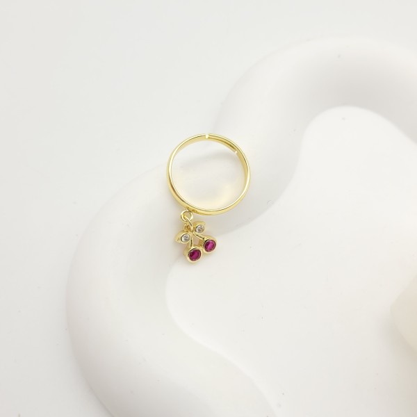 Wholesale Earring Distributor | Red Cherry Zircon Fashion Jewelry