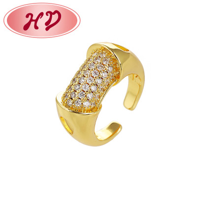 Wholesale Cz Ring | Simple Geometric Adjustable Ring
