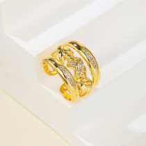 Wholesale Cz Ring | Simple Geometric Adjustable Ring