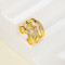 Wholesale Cz Ring | Simple Geometric Adjustable Ring