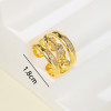 Wholesale Cz Ring | Simple Geometric Adjustable Ring