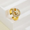 Wholesale Ring | 18K Gold-Plated Zircon Luxury Women's Jewelry