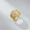 Wholesale Zircon Ring | 18K Gold-Plated Geometric Women'S Jewelry Ring