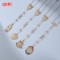 Necklace Sets Supplier | Religious Tricolor Rose Gold&Gold-Plated&Silver Plated Design Zircon Women's Necklace