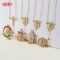 Necklace Sets Supplier | Religious Tricolor Rose Gold&Gold-Plated&Silver Plated Design Zircon Women's Necklace
