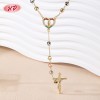 Proveedor de collares colgantes | Cadena de circonitas cruzadas para mujer