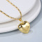 18K Gold-Plated Pendant Necklace Wholesale |  Women's Jewelry Heart-shaped Chain Necklace