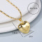 18K Gold-Plated Pendant Necklace Wholesale |  Women's Jewelry Heart-shaped Chain Necklace