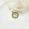 18K Gold-Plated Leo Jewelry Necklace | Twelve Constellation Series Design Jewelry Wholesale