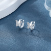 Pendientes de plata 925 al por mayor | Pendientes con diseño de mariposa e insectos, circonitas AAA, joyería para mujer