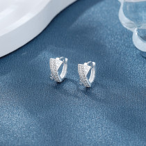 Fashion Earring Wholesale | Minimalist Letter X Design With Micro Inlaid Aaa Zircon Classic Earrings Jewelry