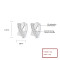 Fashion Earring Wholesale | Minimalist Letter X Design With Micro Inlaid Aaa Zircon Classic Earrings Jewelry