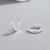 Pendientes Huggie de moda al por mayor | Pendientes de plata 925 estilo estrella para mujer