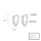 Fashion Huggies Earrings Wholesale | Star Style 925 Silver Jewelry Women's Jewelry Earrings