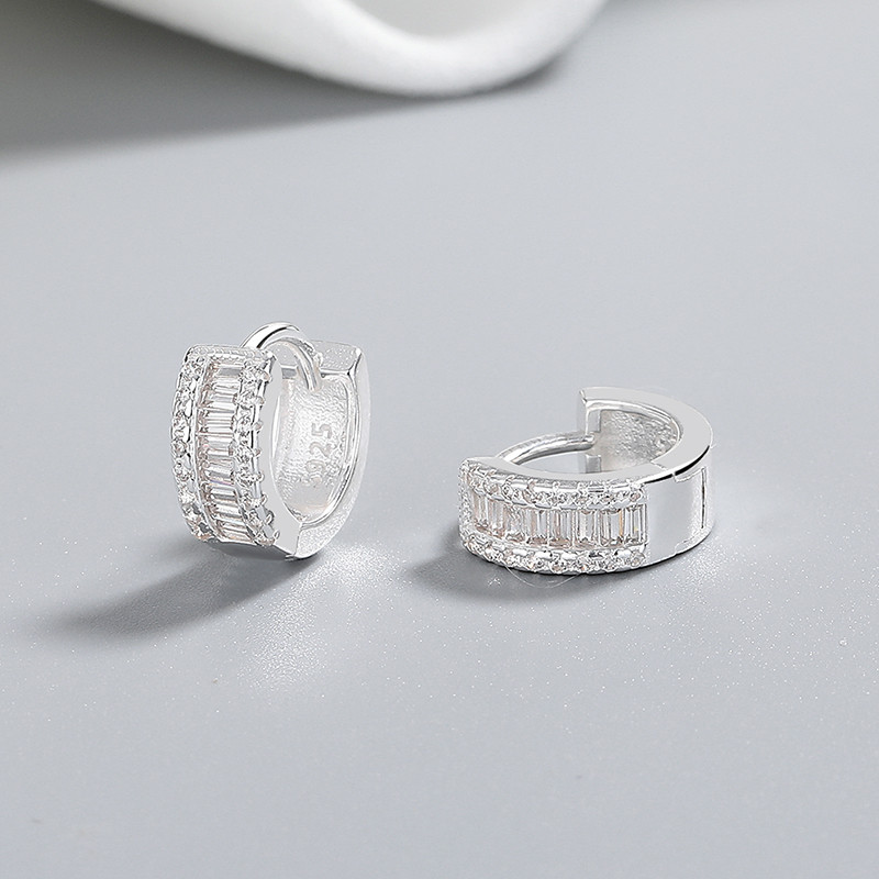 925 Sterling Silver Cubic Zirconia Earrings