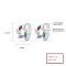 925 Sterling Silver Huggies Earrings Wholesale China | Colorful Zircon Flower Design For Women's Jewelry