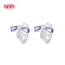 Animal 925 Silver Earrings | Purple Zircon Butterfly Ladies' Jewelry Huggies Earrings