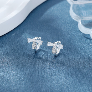 925 Silver Earrings Manufacturer | Butterfly Insect Animal Style Women'S Jewelry Huggies Earrings
