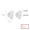 Proveedores de pendientes de plata 925 | Joyería para mujer con margaritas y circonitas blancas