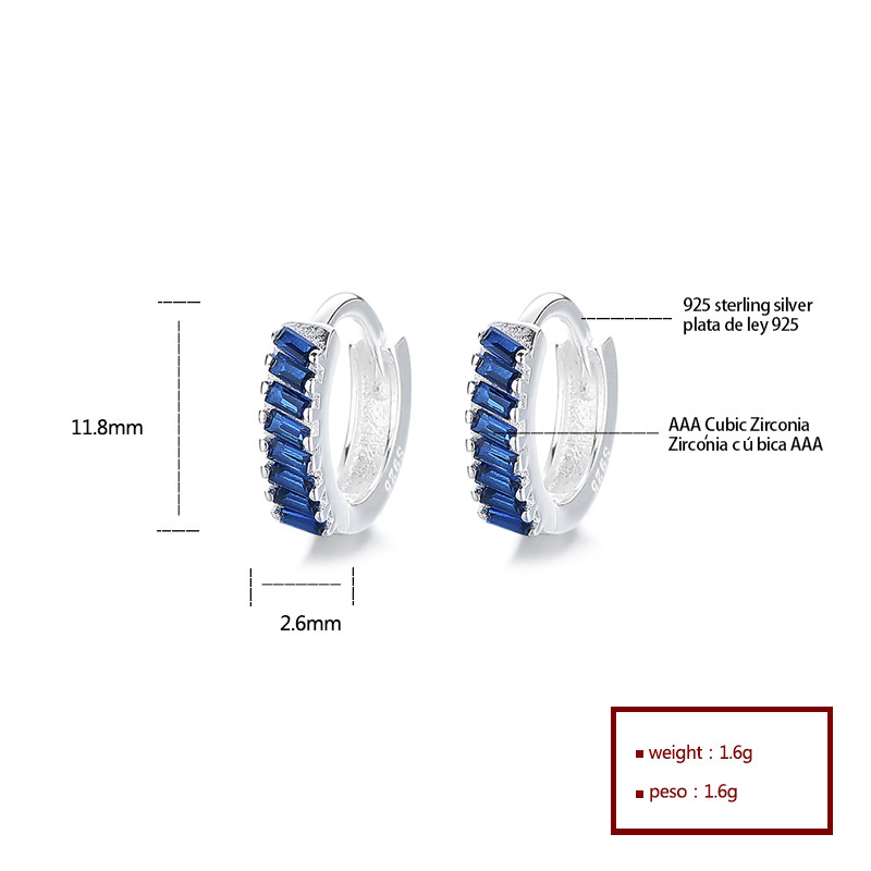 925 Sterling Silver Cubic Zirconia Earrings