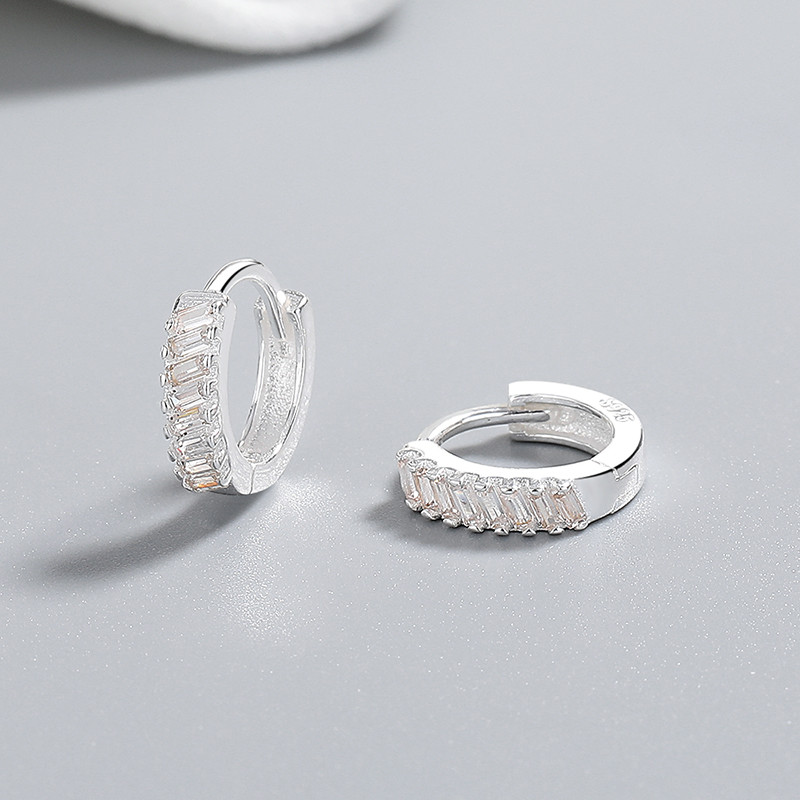 925 Sterling Silver Cubic Zirconia Earrings