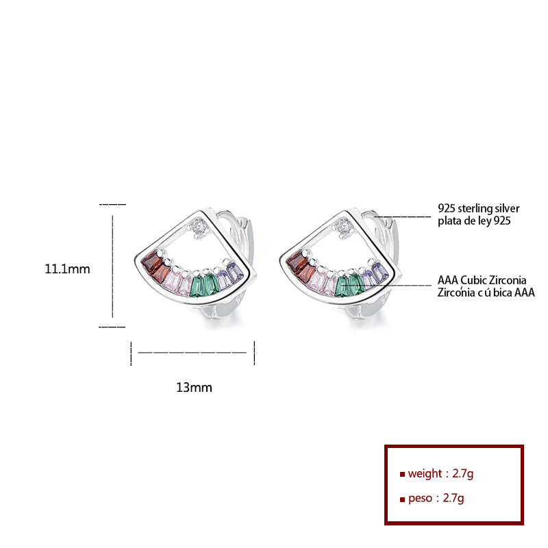 925 Sterling Silver Cubic Zirconia Earrings
