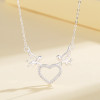 Wholesale Pendant Necklace | Giraffe Cute Animal 925 Silver Jewelry Women's Necklace