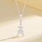 Necklace Custom Design Wholesale | Vintage Design Of Iron Tower 925 Silver Jewelry Chain Necklace