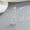 Necklace Custom Design Wholesale | Vintage Design Of Iron Tower 925 Silver Jewelry Chain Necklace