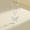 Fábricas de collares de plata 925 | Joyería de lujo con diseño de mariposa para mujer