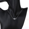Collar de plata al por mayor | Joyería clásica independiente de circonitas para mujer
