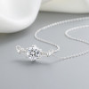 Collar de plata al por mayor | Joyería clásica independiente de circonitas para mujer