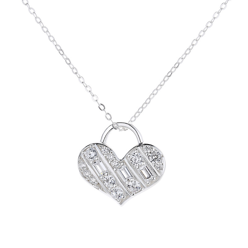 925 silver single-layer pendant necklace