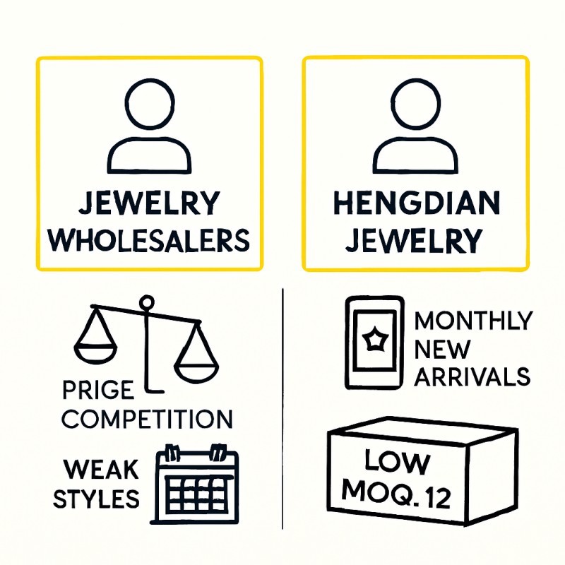 Pressure on jewelry wholesalers by selling wholesale fashion jewelry