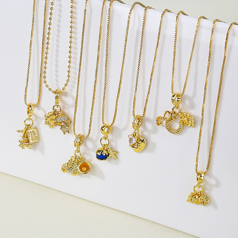  Start custom order for 18k gold plated pendant necklaces wholesale