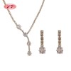 Conjunto de joyas con circonitas cerezas y baño de oro de 18 quilates | Selección de moda al por mayor