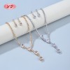 Chic 18k Gold - Plated Square Zircon Jewelry Set | Wholesale Fashion Forward Find