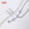 Elegant Square Zircon 18k Gold - Plated Jewelry Set | Wholesale Trendy Fashion Jewelry
